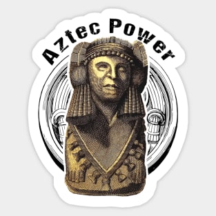 Aztec priest Sticker